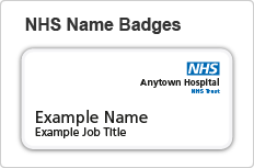 NHS name badges